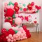 ALL-IN-1 Strawberry Balloon Arch Kit & Garland with BONUS Strawberry – Small and Large Red Pink Green Strawberry Balloons – Strawberry Shortcake Party Decorations Supplies for Birthday & Baby Shower